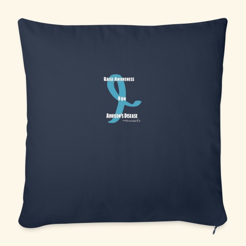 Raise Awareness Addisons - Throw Pillow Cover 17.5” x 17.5”