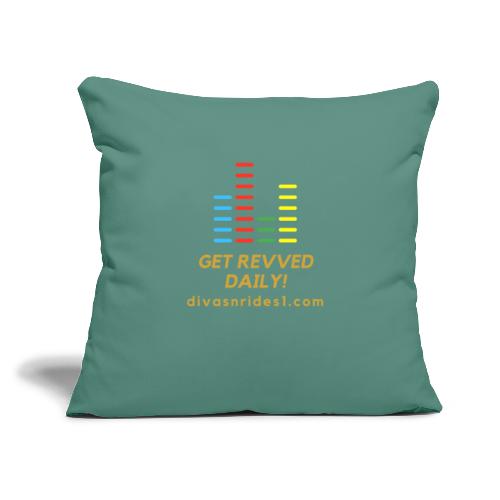 RevvedWithDNR01 - Throw Pillow Cover 17.5” x 17.5”