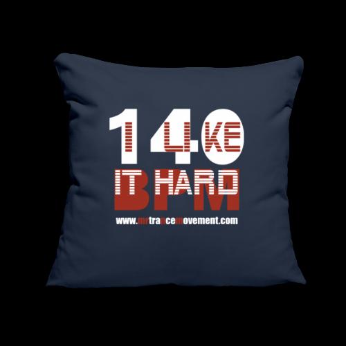 Team 140 BPM - I Like It Hard - Throw Pillow Cover 17.5” x 17.5”