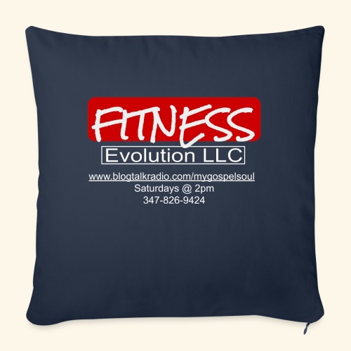 Fitness Evolution llc Trainer Shirt - Throw Pillow Cover 17.5” x 17.5”