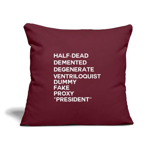 TELL IT LIKE IT IS - Throw Pillow Cover 17.5” x 17.5”