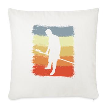 Vintage Baker Drawing - Throw Pillow Cover 17.5” x 17.5” - natural white - Front