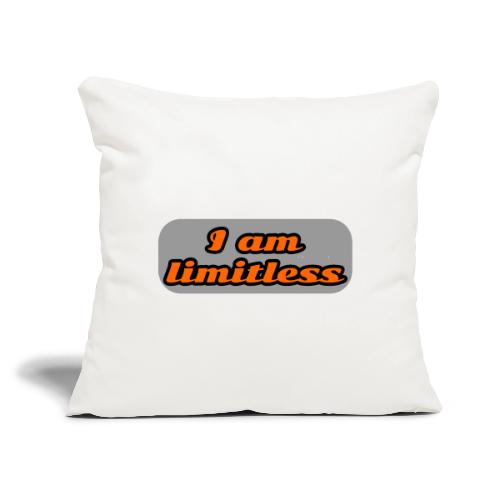 Beyond Limits - Throw Pillow Cover 17.5” x 17.5”