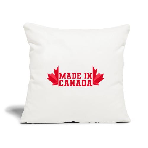 Made in Canada - Throw Pillow Cover 17.5” x 17.5”