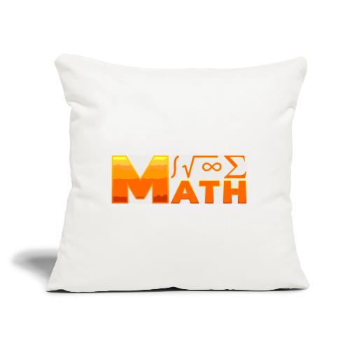 Math: The Language of Logic - Throw Pillow Cover 17.5” x 17.5”