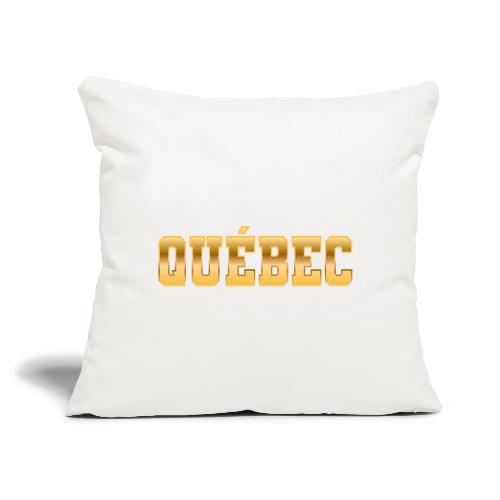 Québec - Throw Pillow Cover 17.5” x 17.5”