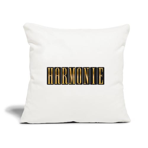 Harmonie Dorée - Throw Pillow Cover 17.5” x 17.5”