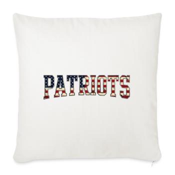 Patriotes - Housse de coussin décorative - blanc nature - Devant