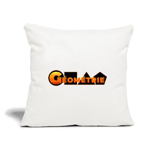 Geometry: Shapes and Figures - Throw Pillow Cover 17.5” x 17.5”