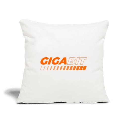 Gigabit: Speed Unleashed - Throw Pillow Cover 17.5” x 17.5”