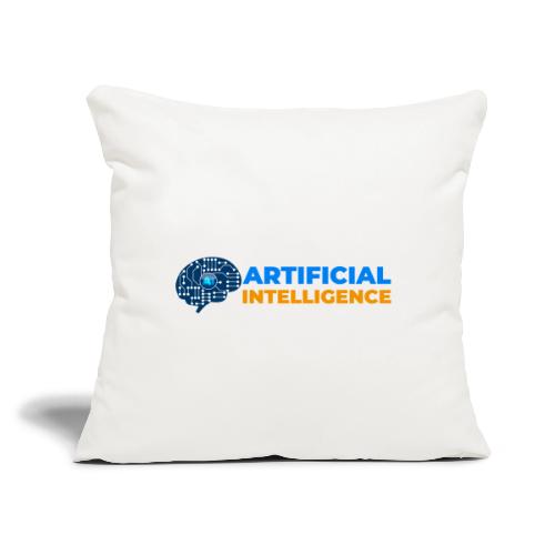 AI: Mind of the Machine - Throw Pillow Cover 17.5” x 17.5”