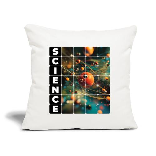Atomic Science Vision - Throw Pillow Cover 17.5” x 17.5”