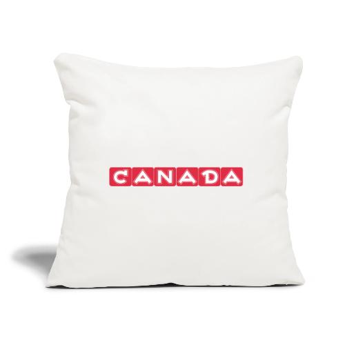 Canada - Throw Pillow Cover 17.5” x 17.5”
