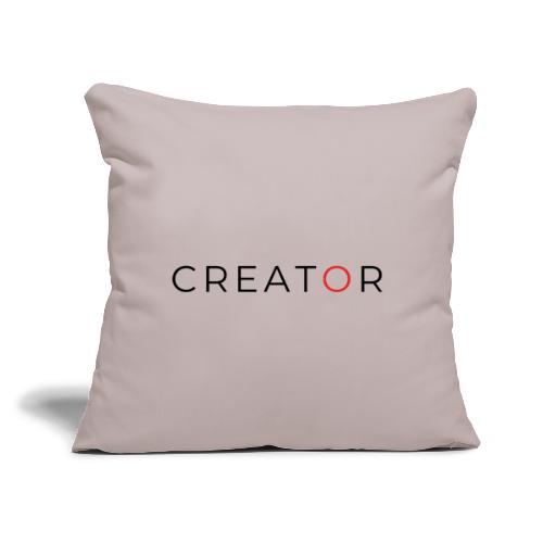 Creator - Throw Pillow Cover 17.5” x 17.5”