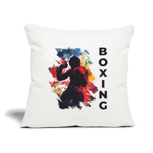 Boxing Drive - Throw Pillow Cover 17.5” x 17.5”