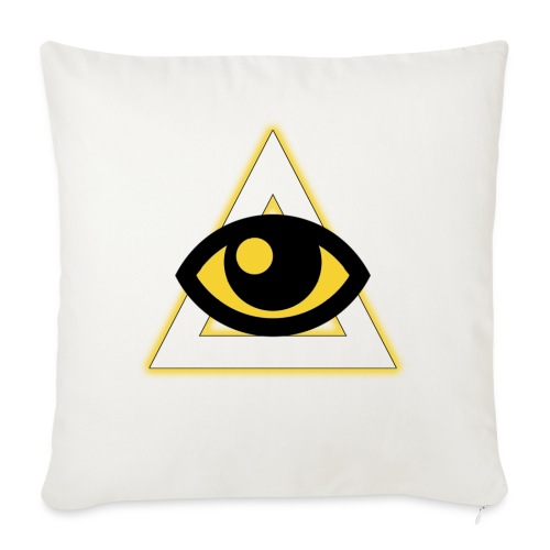 Illuminati Eye - Throw Pillow Cover 17.5” x 17.5”