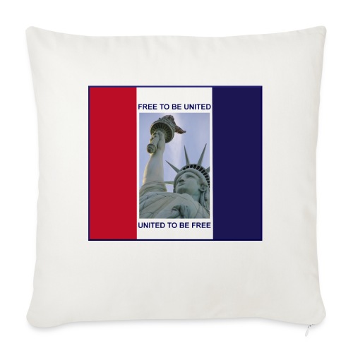 Statue of Liberty USA Freedom - Throw Pillow Cover 17.5” x 17.5”