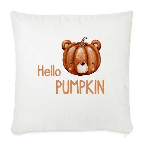 Hello Pumpkin - Throw Pillow Cover 17.5” x 17.5”