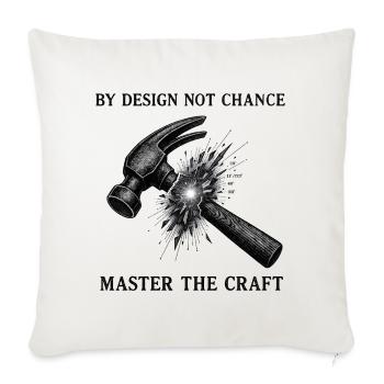Master the Craft Tools Burst - Throw Pillow Cover 17.5” x 17.5” - natural white - Front