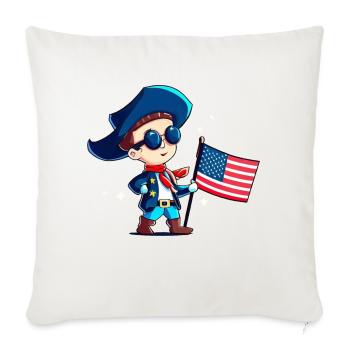 Journée des patriotes - Housse de coussin décorative - blanc nature - Devant