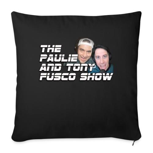 Official Fusco Show Logo - Throw Pillow Cover 17.5” x 17.5”