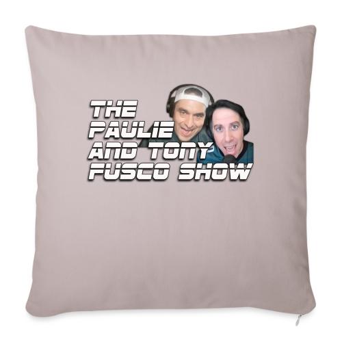 Official Fusco Show Logo - Throw Pillow Cover 17.5” x 17.5”