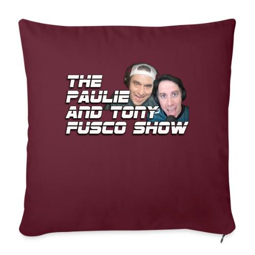 Official Fusco Show Logo - Throw Pillow Cover 17.5” x 17.5”