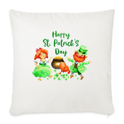 St Patrik's Day - Throw Pillow Cover 17.5” x 17.5”