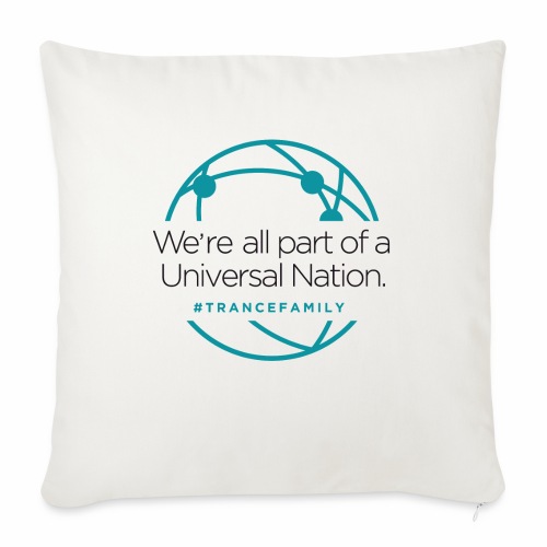 tshirt op wit blue 1 png - Throw Pillow Cover 17.5” x 17.5”