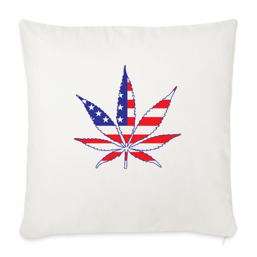 American Weed - Throw Pillow Cover 17.5” x 17.5”