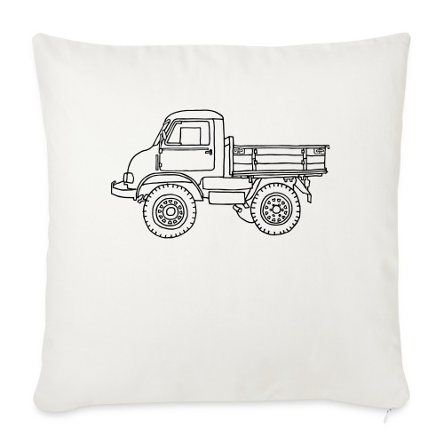Off-road truck, transporter - Throw Pillow Cover 17.5” x 17.5”