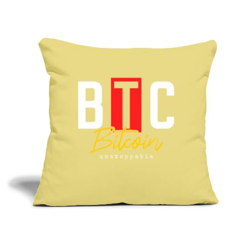 Places To Get Deals On BITCOIN SHIRT STYLE - Throw Pillow Cover 17.5” x 17.5”
