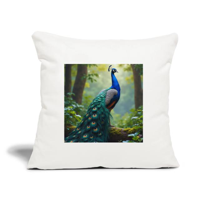 Majestic Peacock in Enchanted Forest
