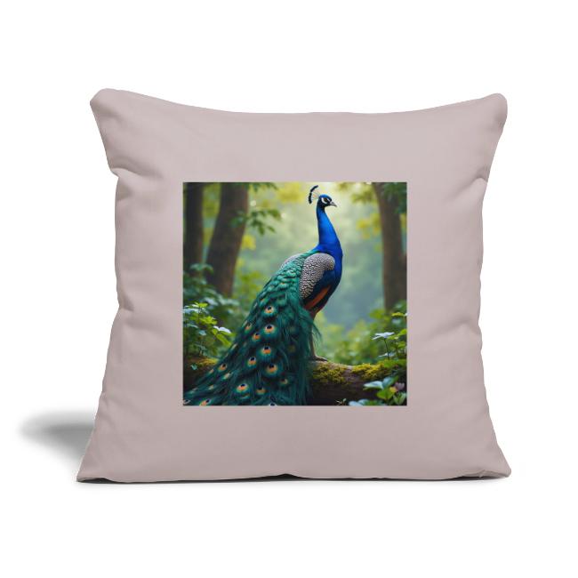 Majestic Peacock in Enchanted Forest