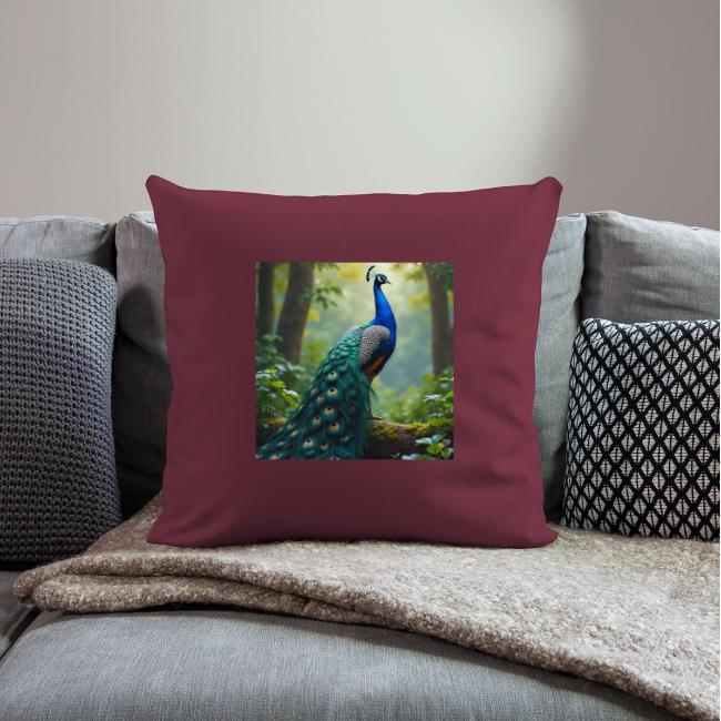 Majestic Peacock in Enchanted Forest