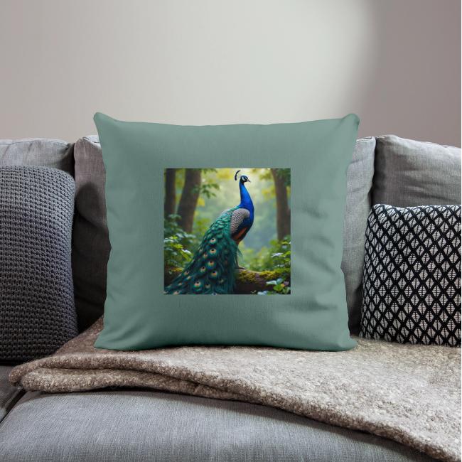 Majestic Peacock in Enchanted Forest