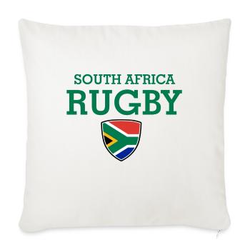 south african flag design - Throw Pillow Cover 17.5” x 17.5” - natural white - Front