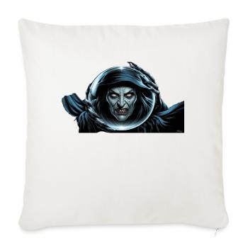 The Witch - Throw Pillow Cover 17.5” x 17.5” - natural white - Front