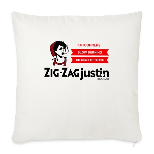 justin trudeau canada marijuana legalization - Throw Pillow Cover 17.5” x 17.5”