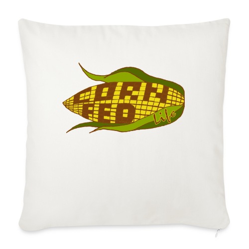 Corn Fed Logo - Throw Pillow Cover 17.5” x 17.5”