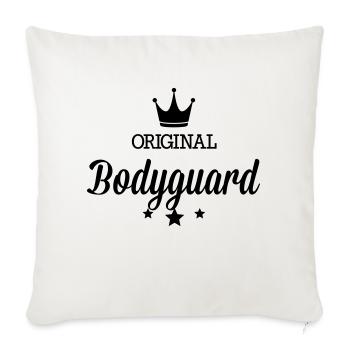Original bodyguard - Throw Pillow Cover 17.5” x 17.5” - natural white - Front