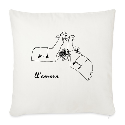 ll'amour - Throw Pillow Cover 17.5” x 17.5”