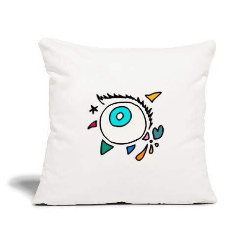 Punkodylate Eye - Throw Pillow Cover 17.5” x 17.5”