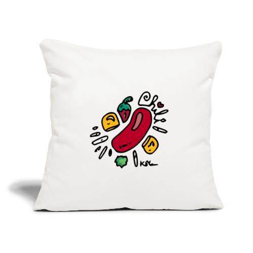 Chili - Throw Pillow Cover 17.5” x 17.5”