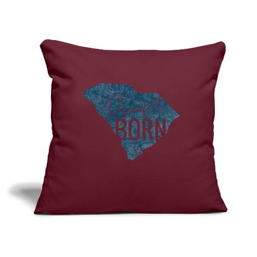 Beaufort Born_Blue - Throw Pillow Cover 17.5” x 17.5”