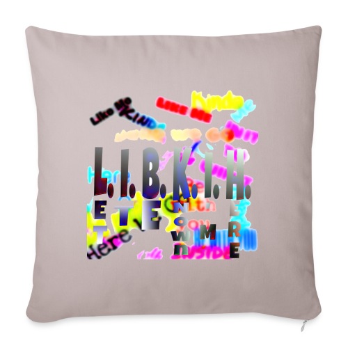 Let It Be Known, I'm Here - Throw Pillow Cover 17.5” x 17.5”