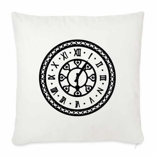 Love Around The Clock Valentine's Day Gift Ideas - Throw Pillow Cover 17.5” x 17.5”