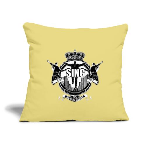 SING By The Aussie Senators - Throw Pillow Cover 17.5” x 17.5”