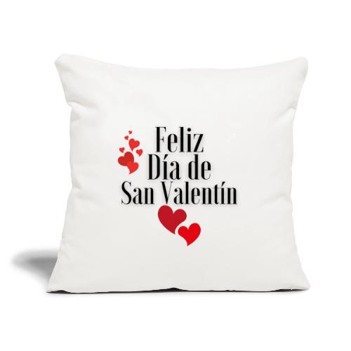 Moda de San Valentín, Celebra Día 14 de Febrero. - Throw Pillow Cover 17.5” x 17.5”