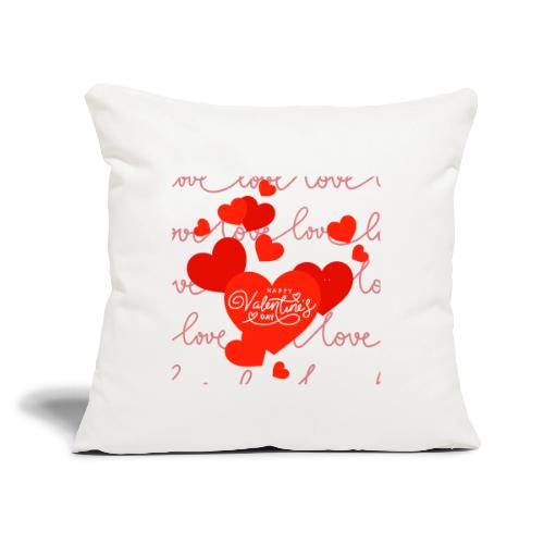 Valentine's Day Designs, Valentine's Day Gifts - Throw Pillow Cover 17.5” x 17.5”